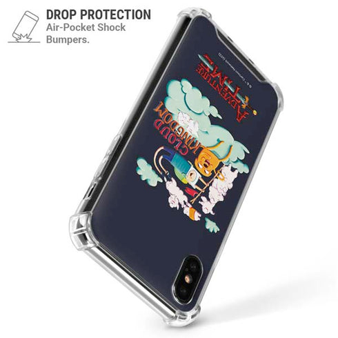 Adult Swim Adventure Time Cloud Kingdom iPhone XS Max Clear Case